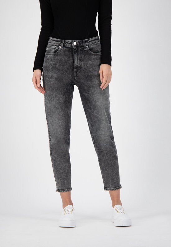 MUD JEANS - MAMS STRETCH - BLACK STONE – Image 2
