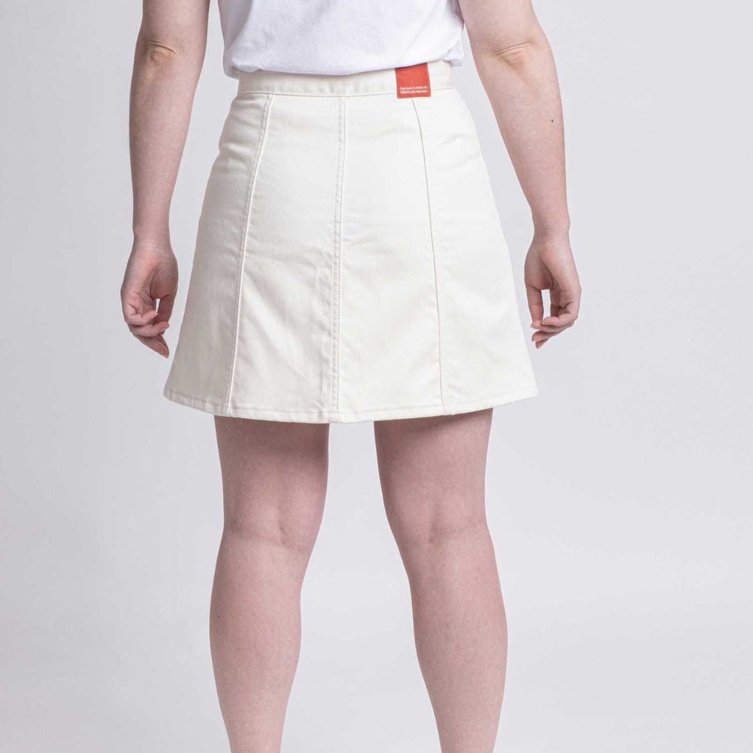 1083 - 292 Jupe Trapèze Écru – Image 2