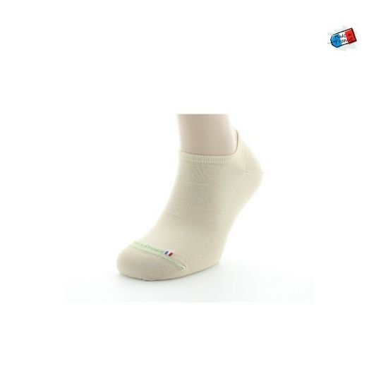 PERRIN – Socquettes 100% pur coton Bio Sable – Image 2