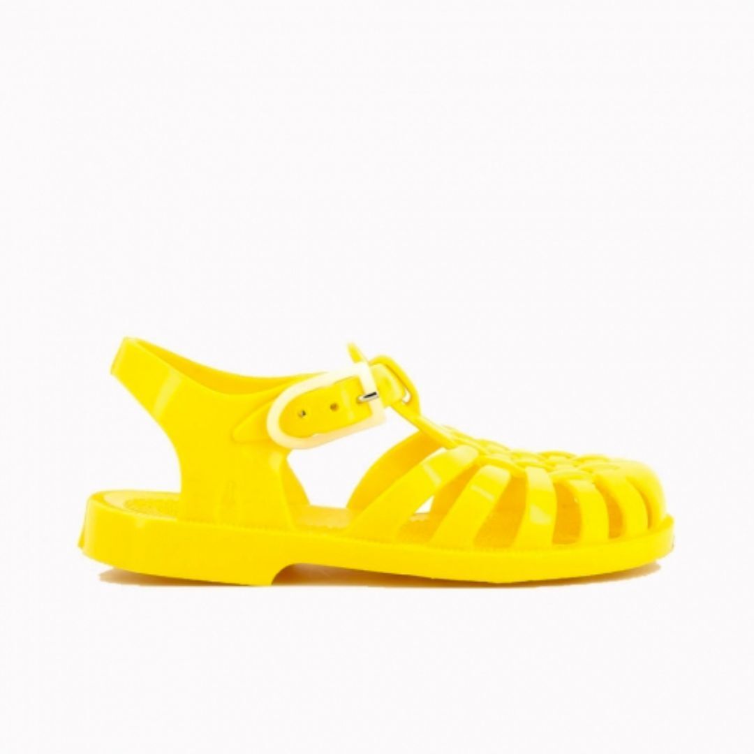 meduse-sandales-sun-enfant-jaune