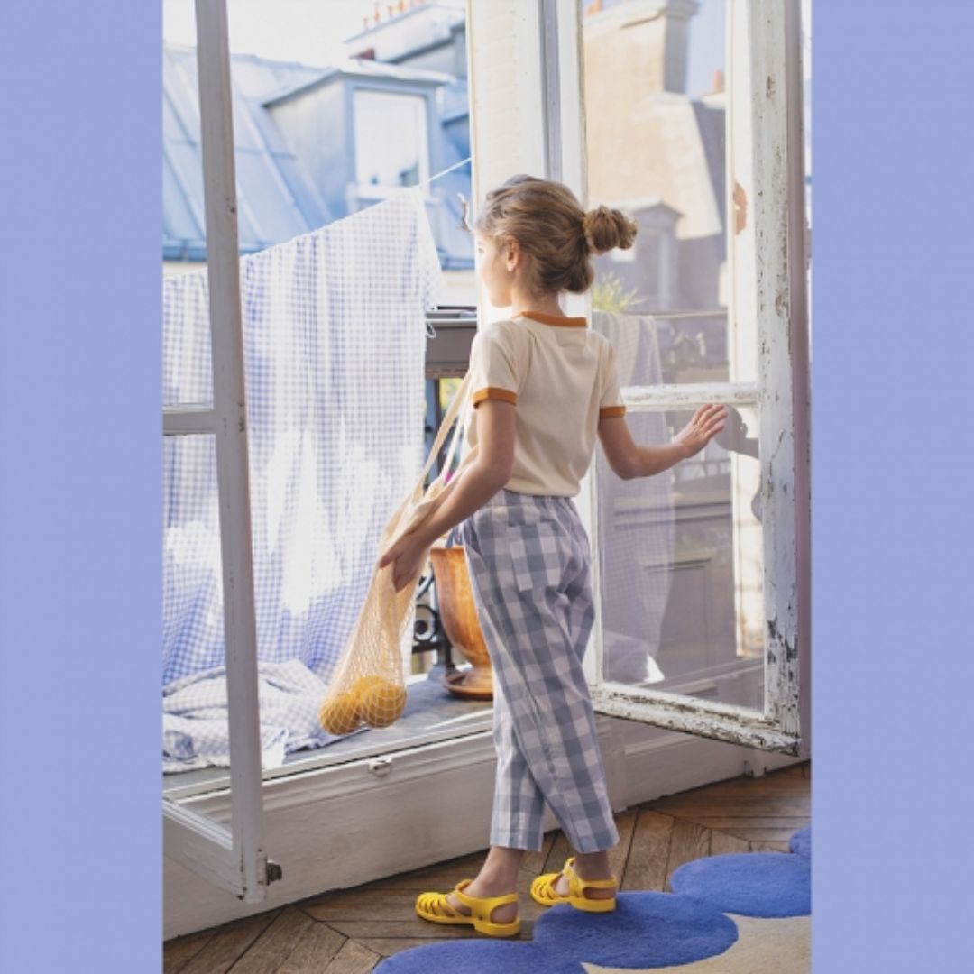 meduse-sandales-sun-enfant-jaune