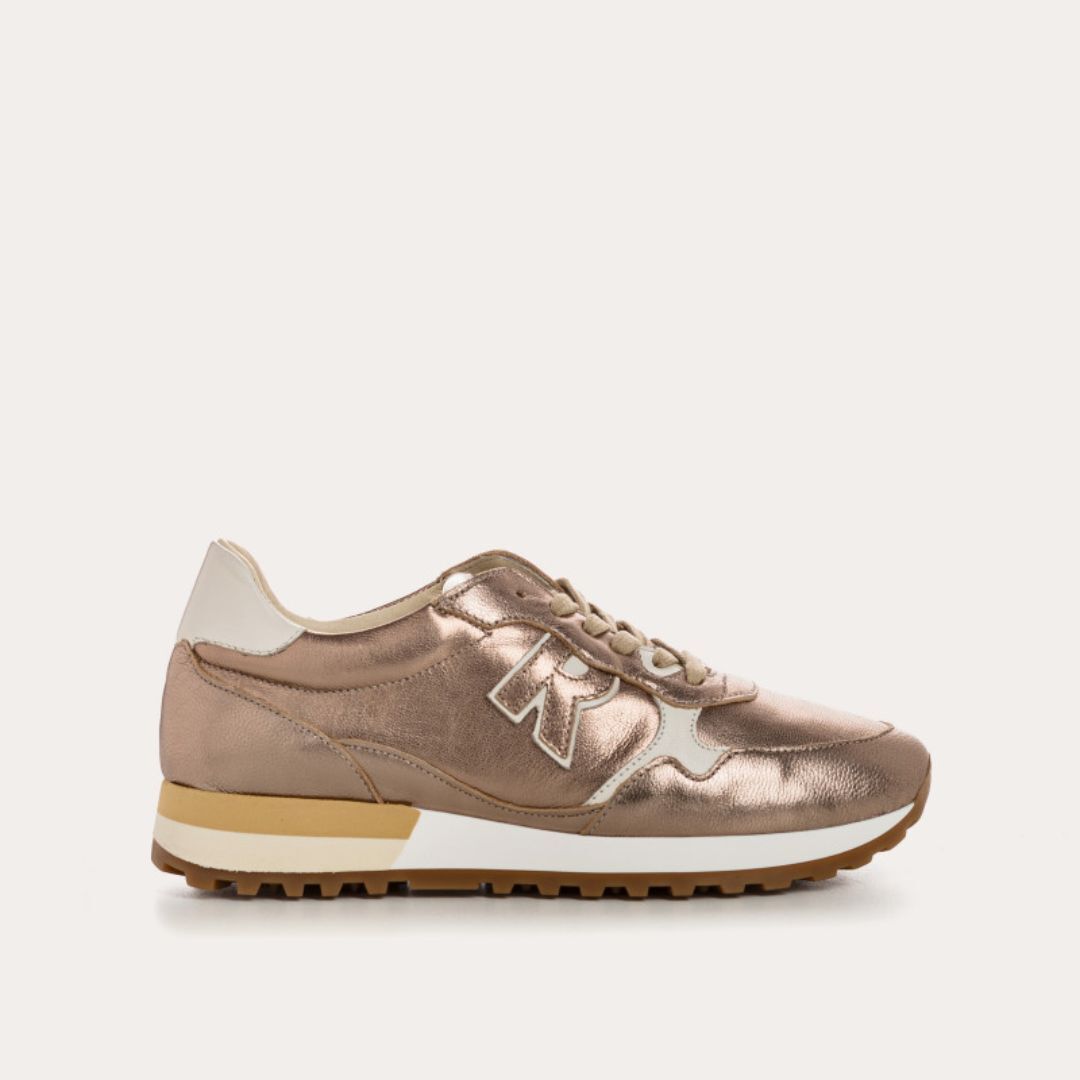 reqins-baskets-mania-cuir-metallise-champagne