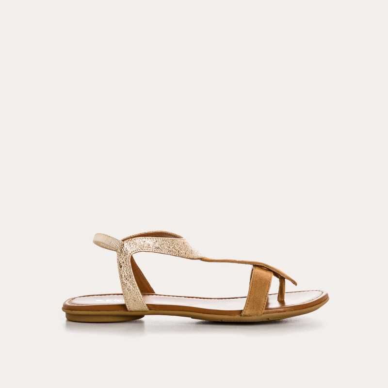 REQINS - Sandales Bernie - Havane Or – Image 2