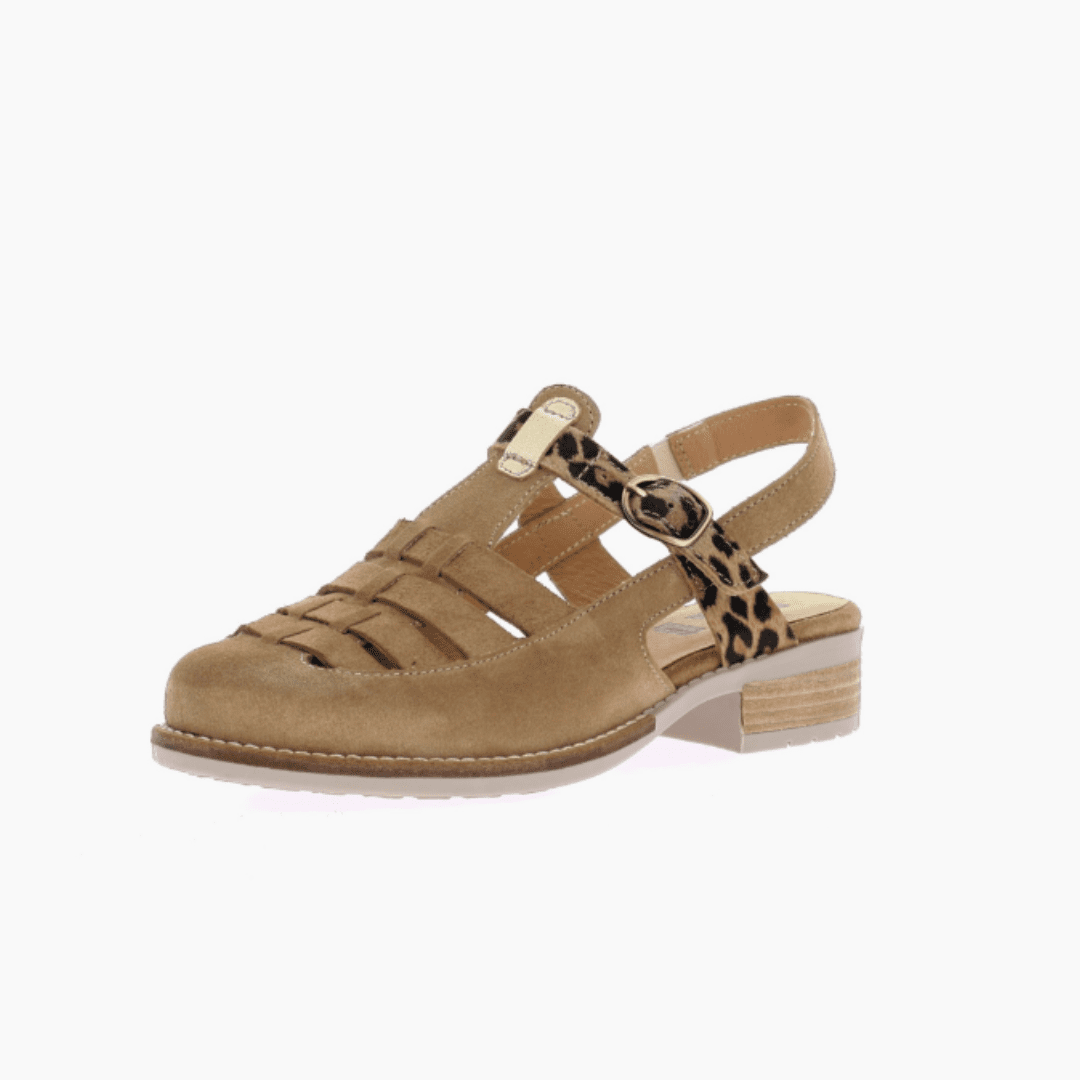 MKD - Sandales Gael - Beige Léopard – Image 2