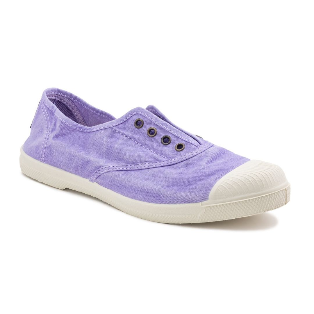 Chaussures toile lilas