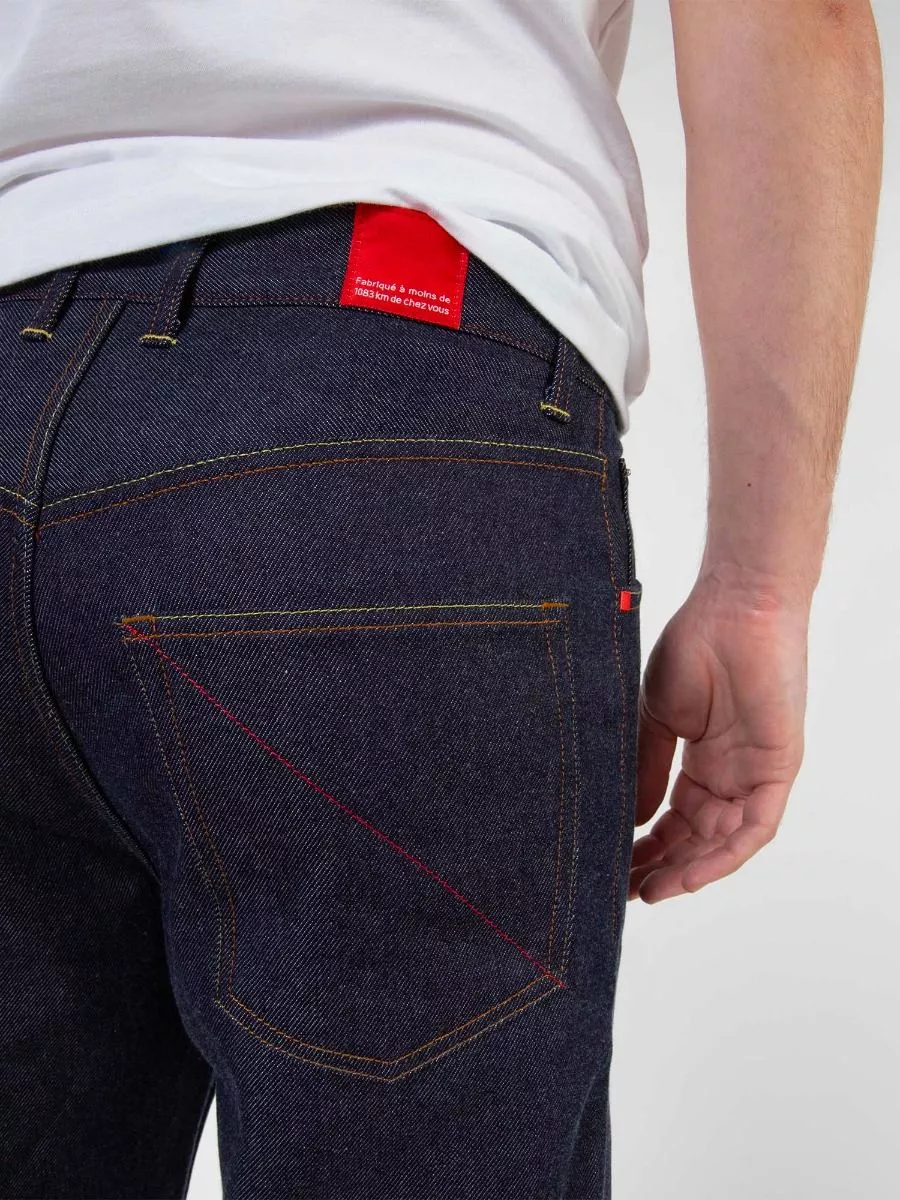 1083 - Jean large 115N - Indigo Brut – Image 3