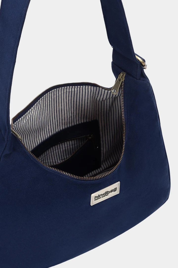 HINDBAG - Sac Hobo Claire - Navy – Image 3