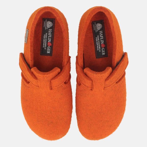 HAFLINGER - Chaussons Everest Focus - Orange – Image 2