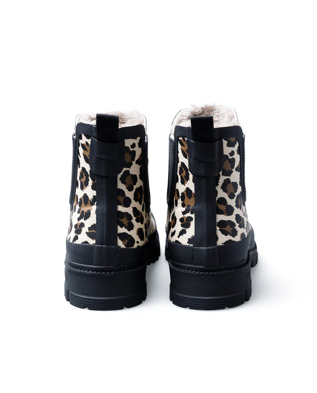 VERBENAS - Bottes de pluie Lua Mate Fur Crudo - Léopard – Image 4