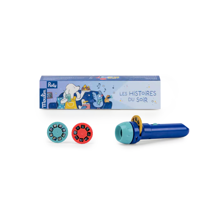 MOULIN ROTY - Lampe à histoire - Puce & Pilou – Image 2