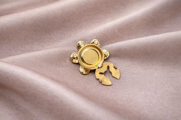FROUFROUZ - Bijou de Bouton Mila - Mauve – Image 2