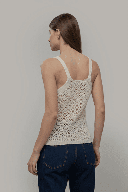 RIFO - Débardeur Marilù en maille - Ecru – Image 2