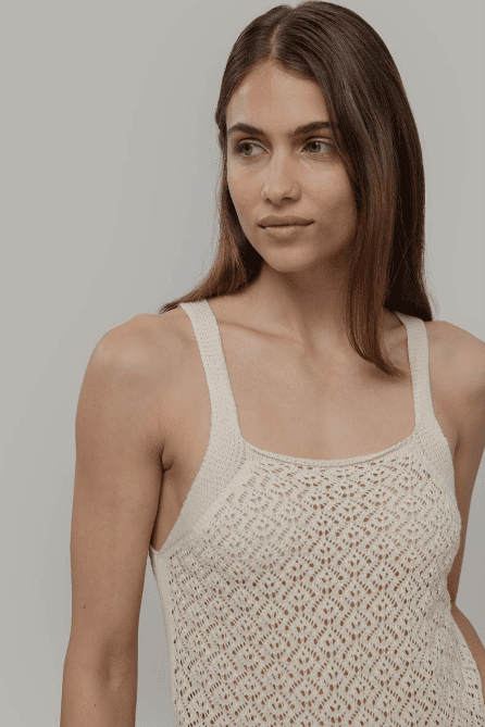 RIFO - Débardeur Marilù en maille - Ecru – Image 3