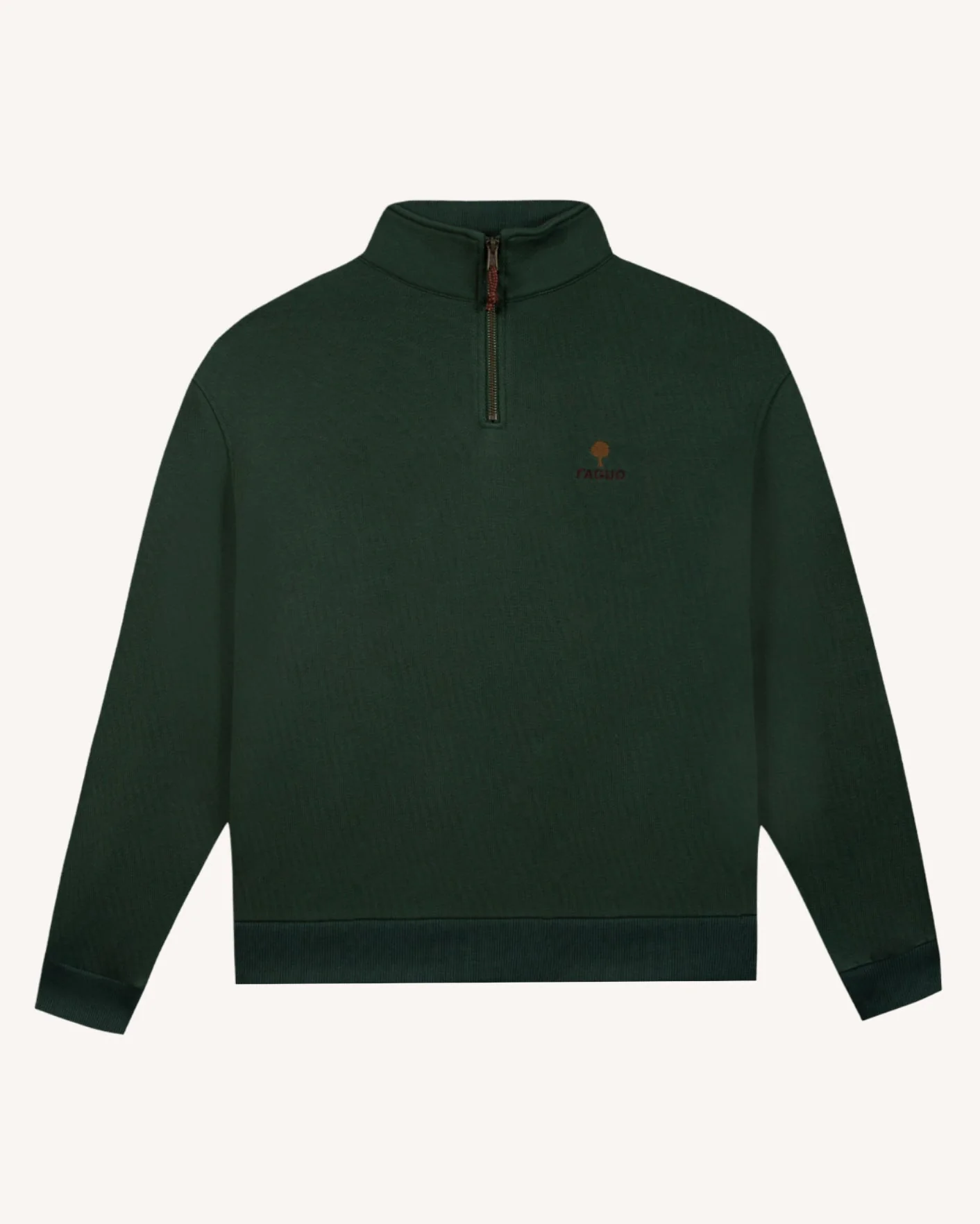 FAGUO - Sweat zippé Amboise - Kaki – Image 2