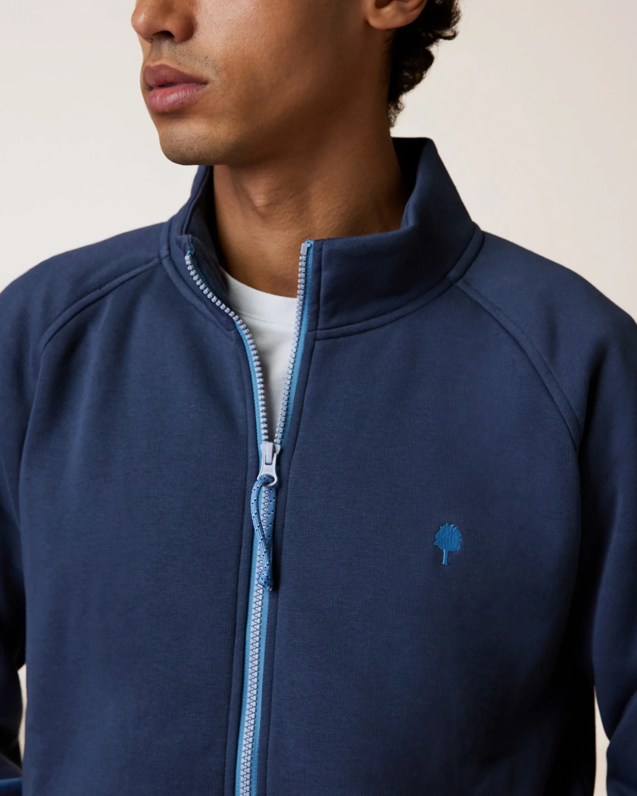 FAGUO - Sweat zippé Horte - Navy – Image 3
